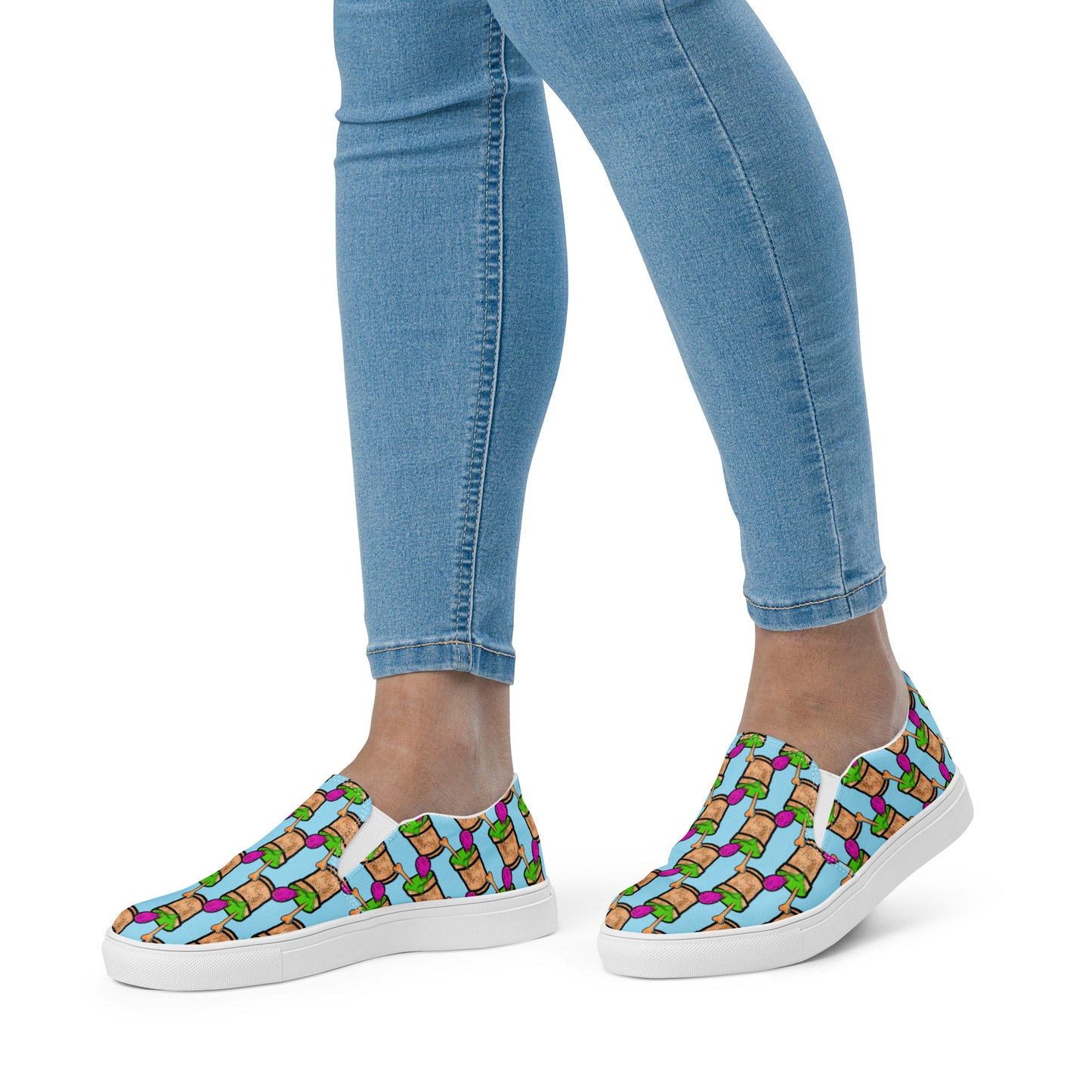 Women's Cup Logo Slip-ons