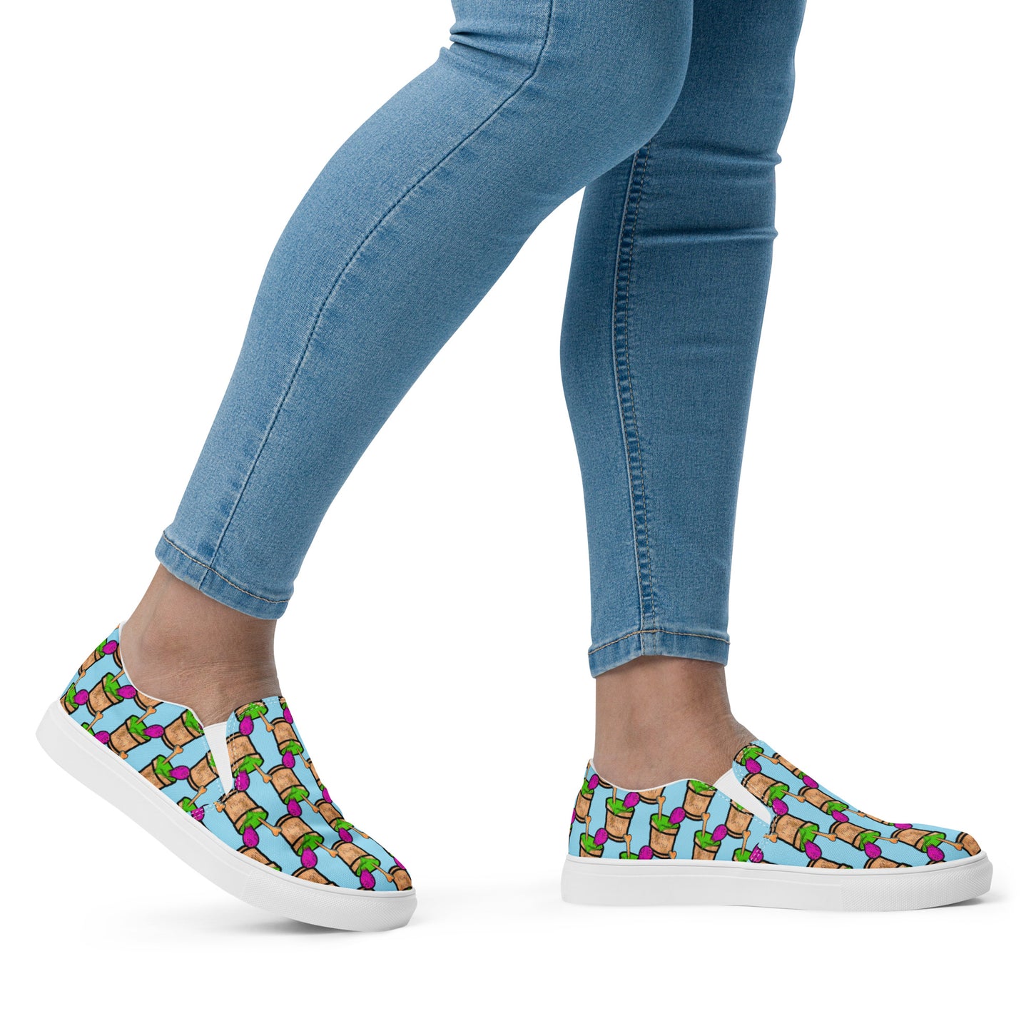 Women's Cup Logo Slip-ons